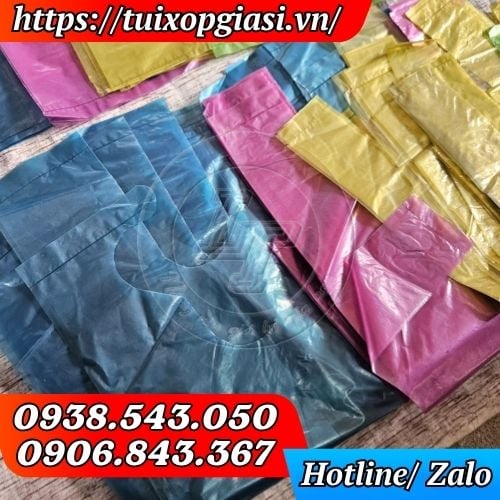Túi bóng mỡ màu hàng chợ giá rẻ