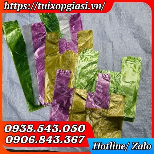 Túi bóng mỡ màu trơn thường