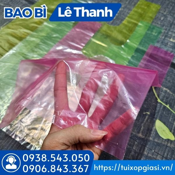Túi bóng mỡ màu trơn zin Túi bóng mỡ màu trơn zin