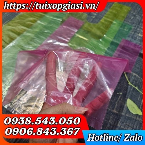 Túi bóng mỡ màu trơn zin