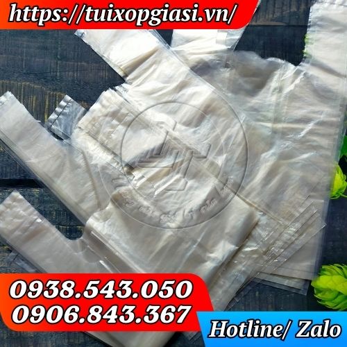 Túi bóng mỡ trắng thường loại trơn