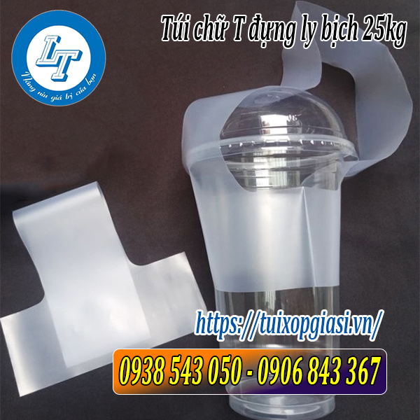 Túi chữ T đựng ly
