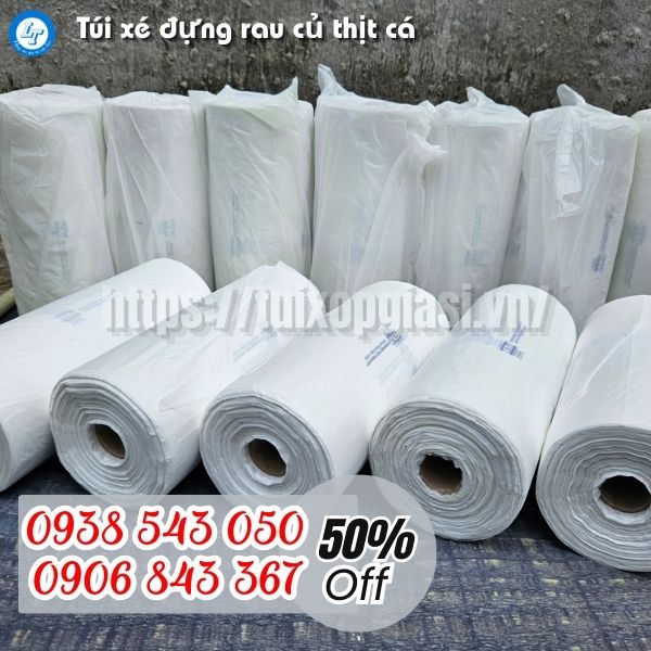 Túi cuộn xé đựng rau củ thịt cá