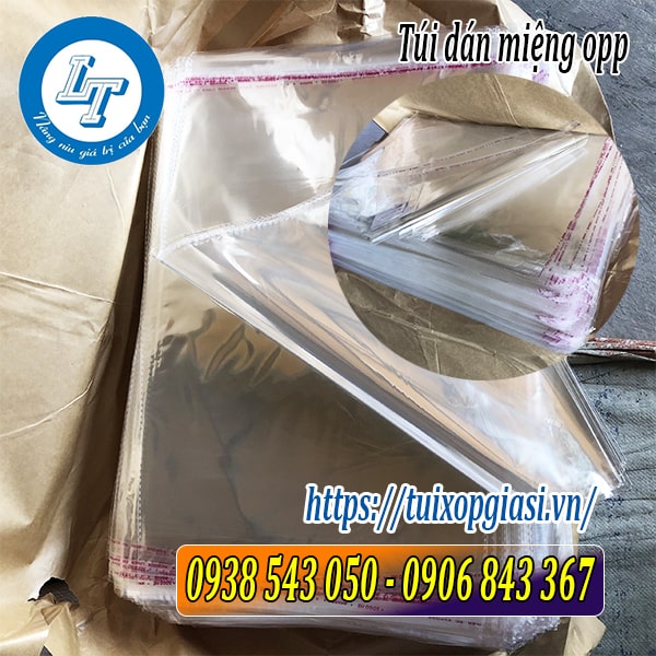 Túi dán miệng opp giá sỉ rẻ ở đâu tphcm