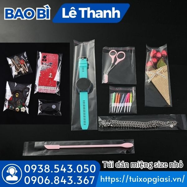 Túi dán miệng size nhỏ đựng trang sức, phụ kiện Túi dán miệng size nhỏ đựng trang sức, phụ kiện