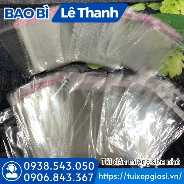Túi dán miệng size nhỏ giá rẻ