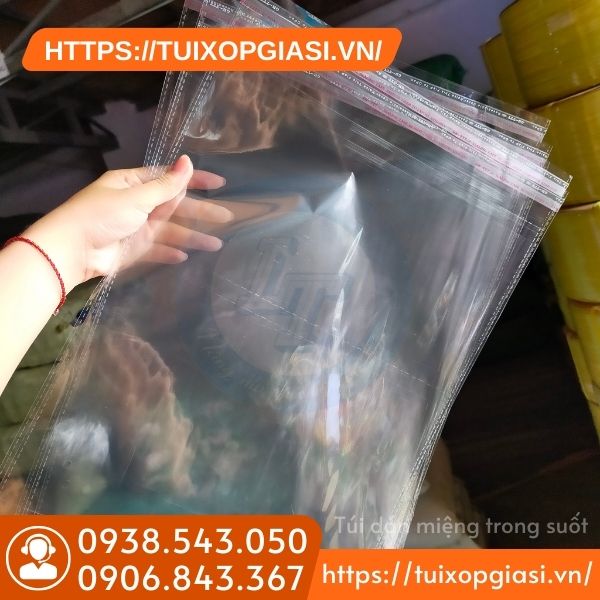 Túi dán miệng trong suốt Túi dán miệng trong suốt