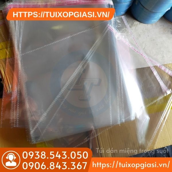 Túi dán miệng trong suốt chống trầy xước Túi dán miệng trong suốt chống trầy xước