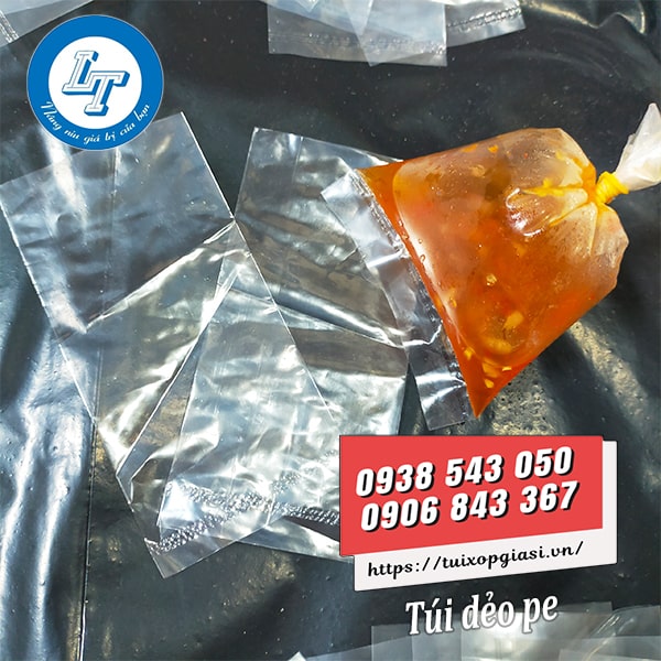 Túi dẻo pe đựng nước chấm