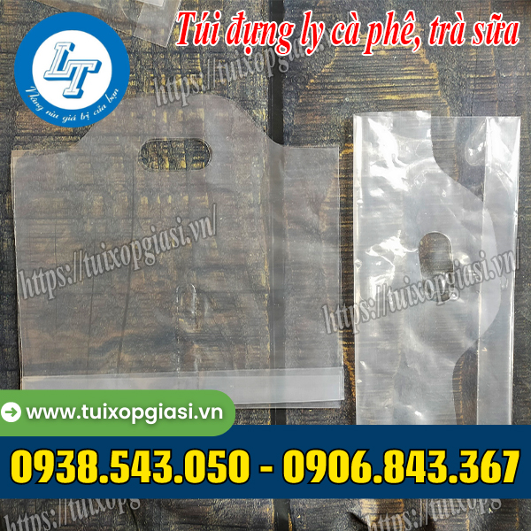 Túi đôi đựng trà sữa