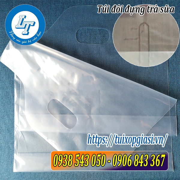Túi đôi đựng trà sữa Túi đôi đựng trà sữa
