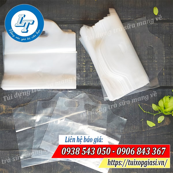 Túi đựng ly trà sữa 2 ngăn mang về Túi đựng ly trà sữa 2 ngăn mang về