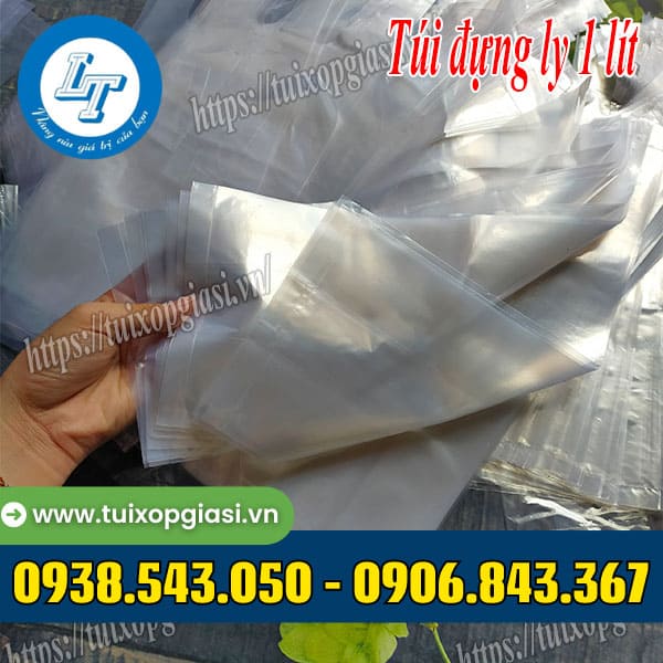 Túi đựng ly trà tắc, nước mía loại 1 lít giá rẻ