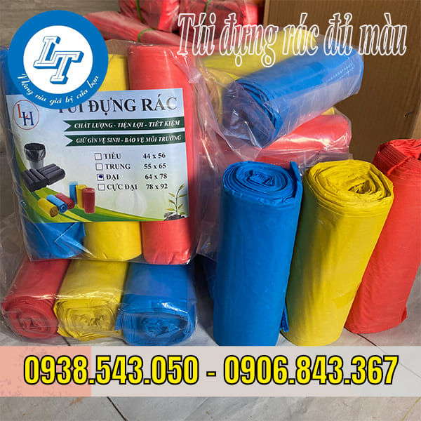 Túi đựng rác 3 màu Túi đựng rác 3 màu