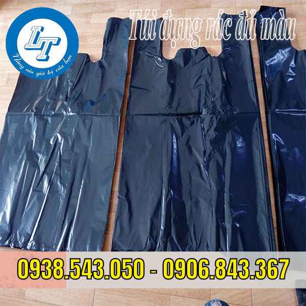 Túi đựng rác có quai xách Túi đựng rác có quai xách