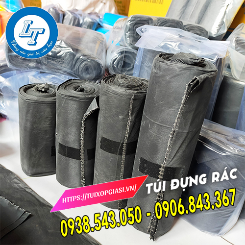 Túi đựng rác cuộn đen