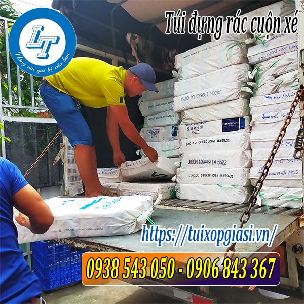 Túi đựng rác cuộn xé không lõi giá rẻ Lê Thanh