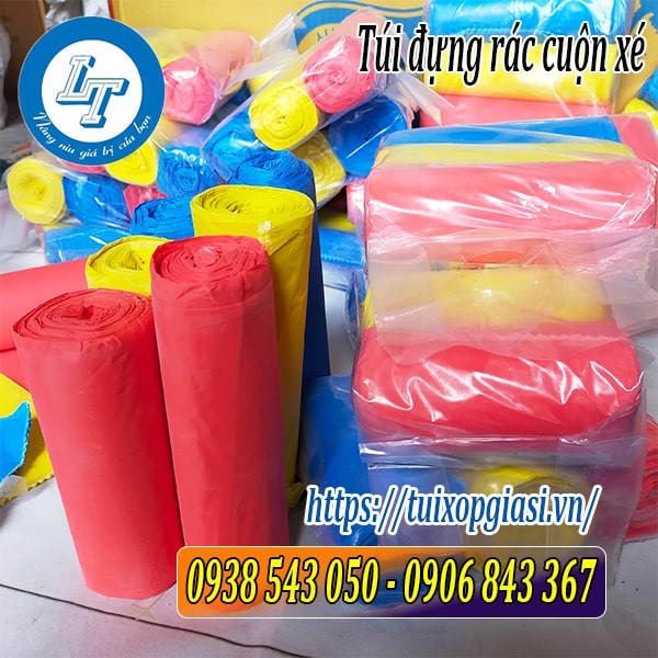 Túi đựng rác cuộn xé không lõi giá rẻ tại xưởng