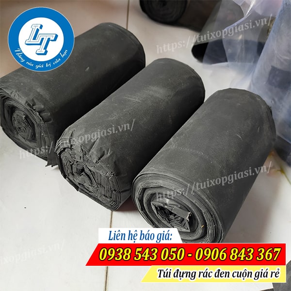 Túi đựng rác đen cuộn Túi đựng rác đen cuộn