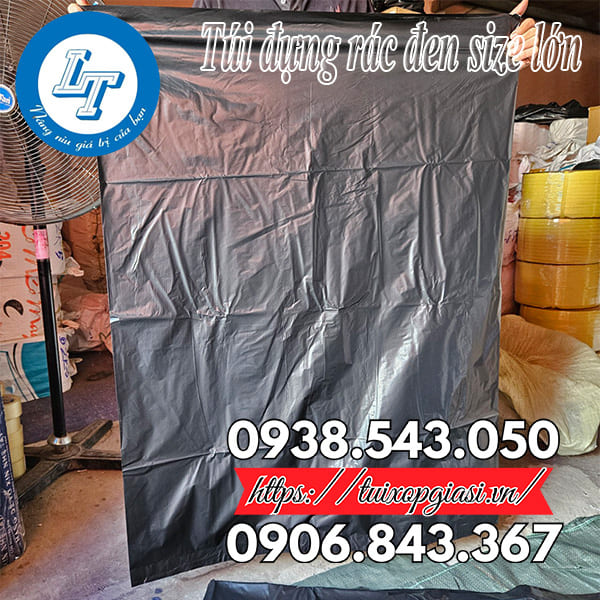Túi đựng rác đen size lớn giá rẻ
