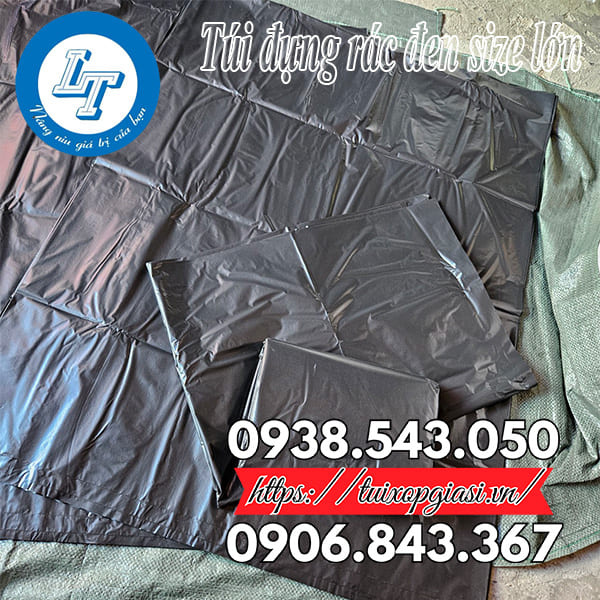Túi đựng rác đen size lớn giá rẻ