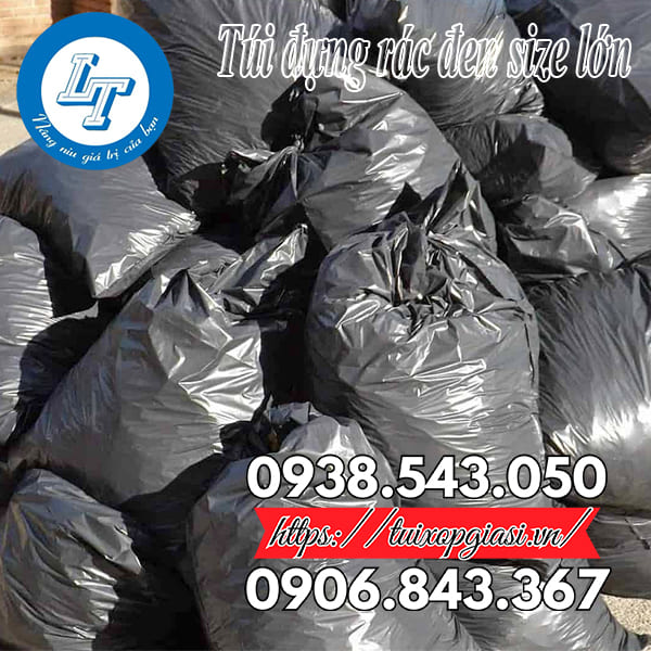 Túi đựng rác đen size lớn giá rẻ