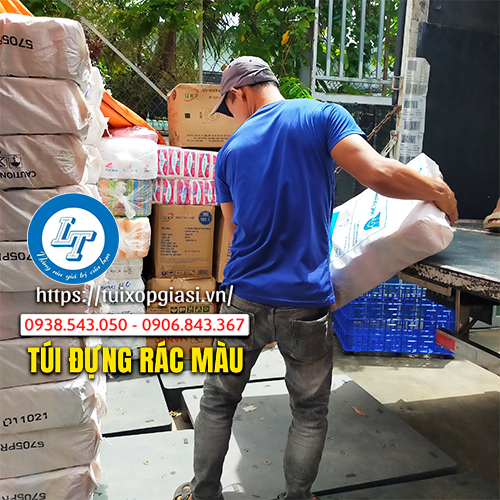 Túi đựng rác màu giá sỉ rẻ tphcm