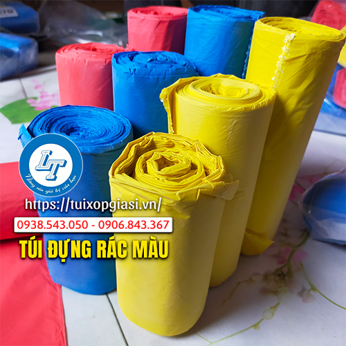 Túi đựng rác màu giá sỉ