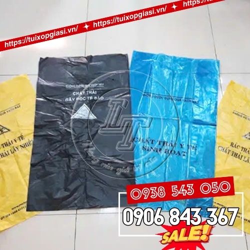 Túi đựng rác y tế đủ màu