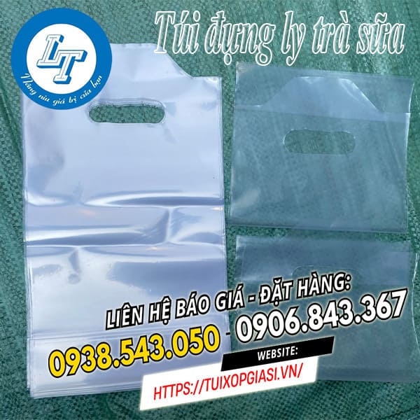 Túi đựng trà sữa 1 ly Túi đựng trà sữa 1 ly