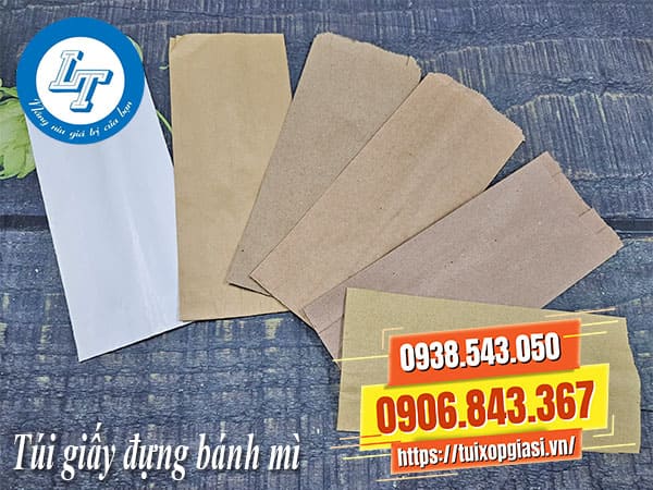 Túi giấy đựng bánh mì giá rẻ