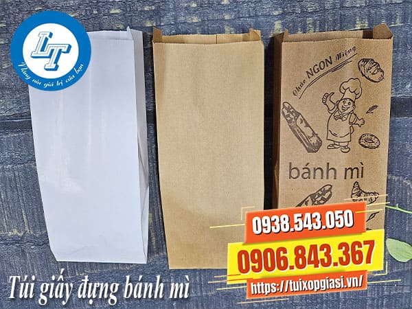 Túi giấy đựng bánh mì giá rẻ