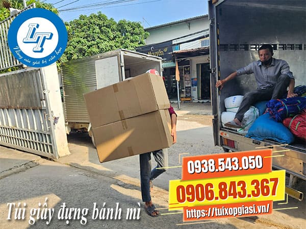 Túi giấy đựng bánh mì giá rẻ