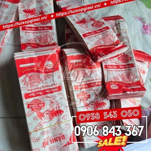 Túi giấy đựng bánh mì giá rẻ tại tphcm