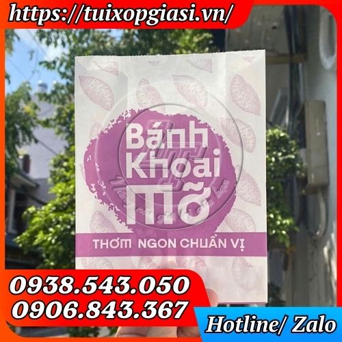 Túi giấy đựng đồ chiên in