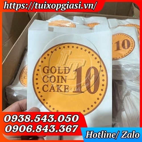 Túi giấy đựng đồ chiên in