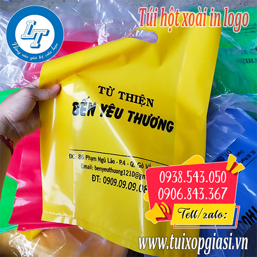 Túi hột xoài in logo