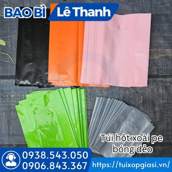 Túi hột xoài pe dẻo đủ màu