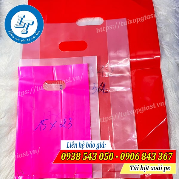 Túi hột xoài pe đẹp, đủ màu giá rẻ Túi hột xoài pe đẹp, đủ màu giá rẻ