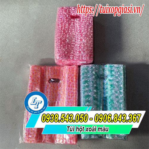 Túi hột xoài pp màu