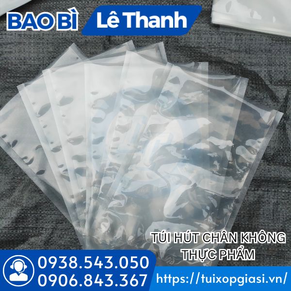 Túi hút chân không thực phẩm 2 mặt trơn Túi hút chân không thực phẩm 2 mặt trơn