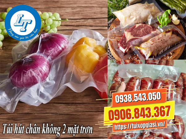 Túi hút chân không 2 mặt trơn giá rẻ
