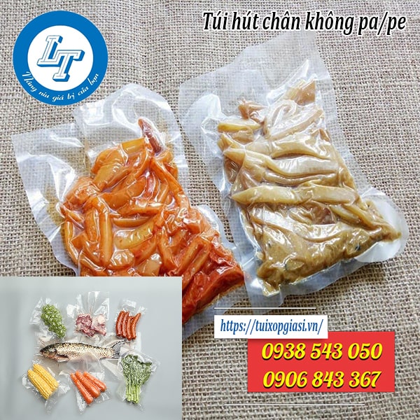 Túi hút chân không bảo quản thực phẩm tươi ngon