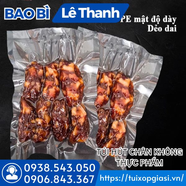 Túi hút chân không giúp kéo dài thời gian bảo quản