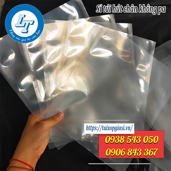 Túi hút chân không pa 2 mặt trơn Túi hút chân không pa 2 mặt trơn