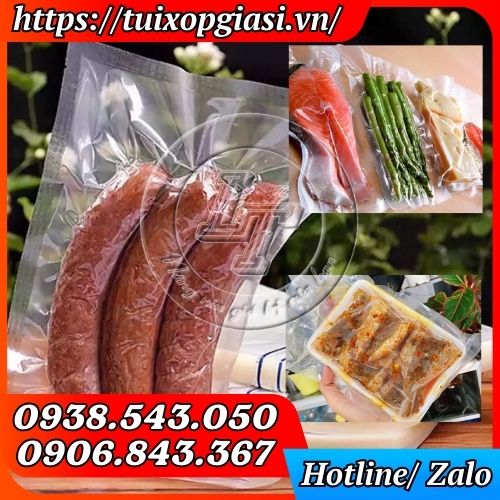 Túi hút chân không pa đựng thực phẩm