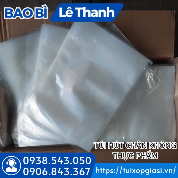 Túi hút chân không thực phẩm thùng 22,5kg