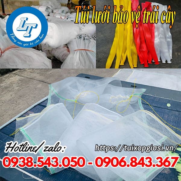 Túi lưới bảo vệ trái cây đủ loại giá rẻ