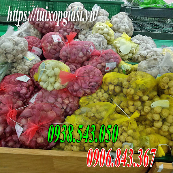 Túi lưới đựng hành tỏi giá rẻ