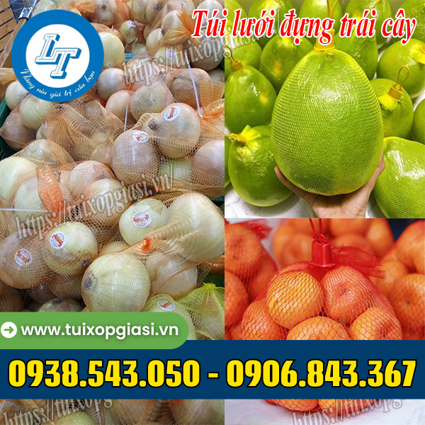 Túi lưới đựng trái cây